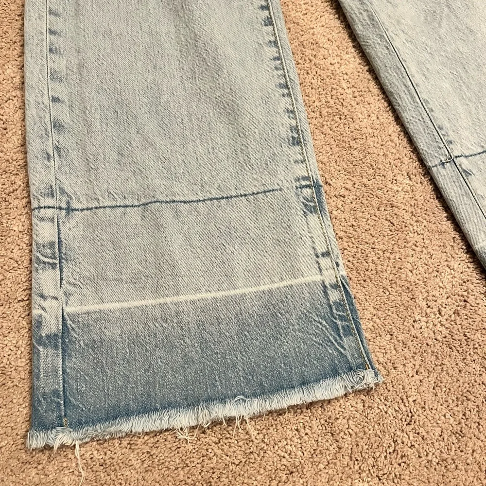 Habitual wide leg jeans distressed light wash size 25 - Picture 4 of 11